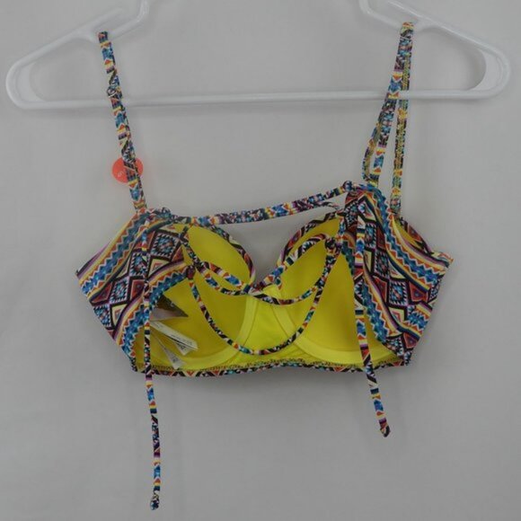 Forever 21 Push Up Halter Bikini Top Southwestern (SW015) - Picture 2 of 7